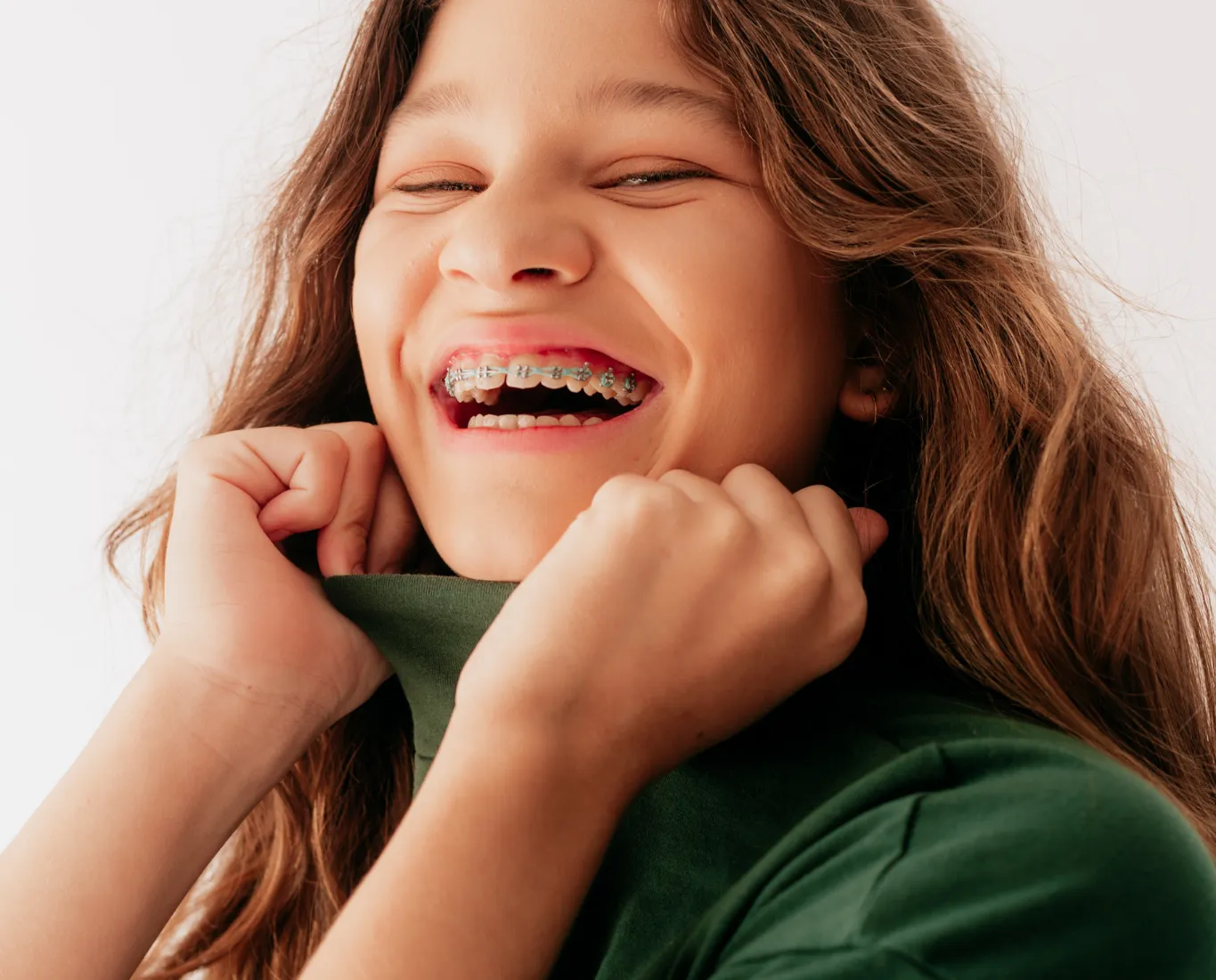 irrigator during brace use